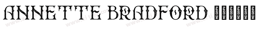 Annette Bradford 常规字体转换